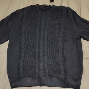 Nautica Men's Cable Knit Sweater, XL